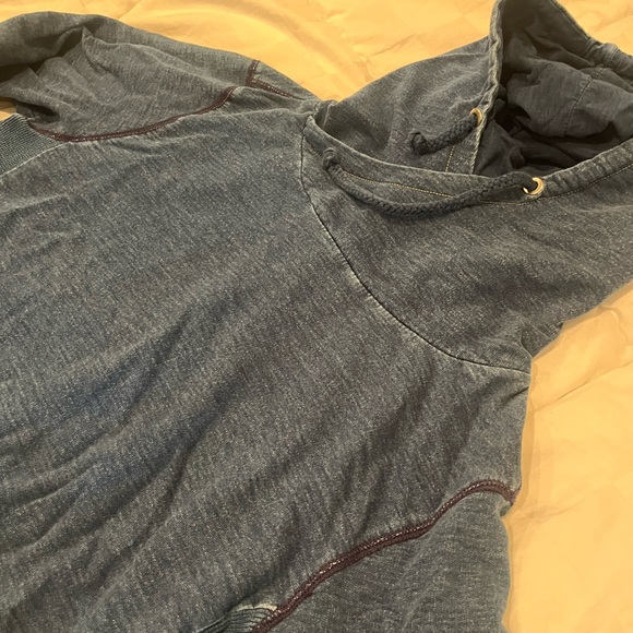 Denim Heavyweight Hoodie - Picture 3 of 12